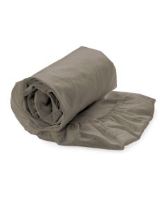 Heckett Lane Hoeslaken Elementi Katoen Satijn 40cm Hoekhoogte - taupe grey