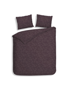 Heckett Lane Dekbedovertrek Flanel Alloro - blackberry wine