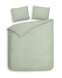 Heckett Lane Dekbedovertrek Flanel Franela - laurel green