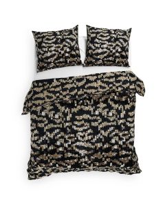 Heckett Lane Dekbedovertrek Flanel Lio - star gold
