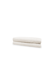 Eleganzzz Badstof Handdoek 100% Katoen 50x100cm - ivory - Set van 2