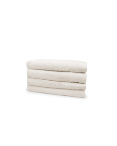Eleganzzz Badstof Handdoek 100% Katoen 50x100cm - ivory - set van 4