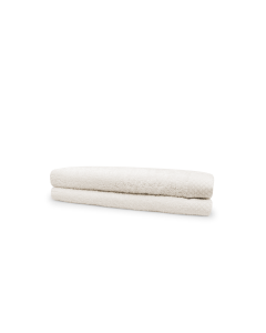 Eleganzzz Badstof Handdoek 100% Katoen 60x110cm - ivory - Set van 2