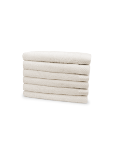 Eleganzzz Badstof Handdoek 100% Katoen 60x110cm - ivory - set van 6