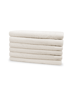 Eleganzzz Badstof Badlaken 100% Katoen 70x140cm - ivory - Set van 6
