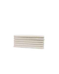Eleganzzz Badstof Gastendoek 100% Katoen 30x50cm - ivory - set van 6
