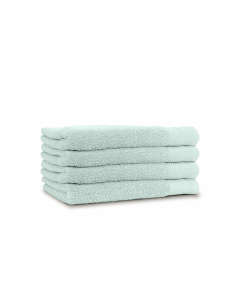 LINNICK Diamond Badstof Handdoek 60x110cm - soft green - set van 4