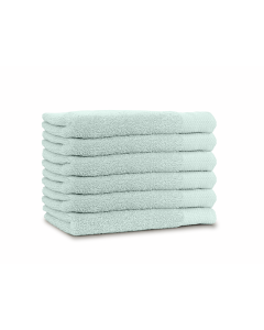 LINNICK Diamond Badstof Handdoek 60x110cm - soft green - set van 6