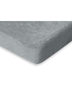 Eleganzzz Hoeslaken Flanel Fleece 35cm Hoekhoogte - light grey