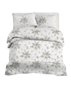 LINNICK Dekbedovertrek Katoen Renforcé Loretto - beige