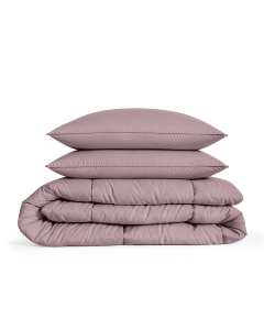 Eleganzzz Eazy Dekbed Zonder Overtrek Inclusief Kussenslopen - mauve