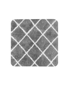 Dutch House Bidetmat Menton - grey 60x60cm
