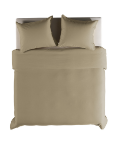 Yellow Dekbedovertrek Katoen Cialda - pale khaki