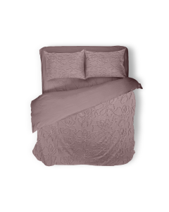 Dekbedovertrek Microvezel Tufted Bloom Blush - mauve