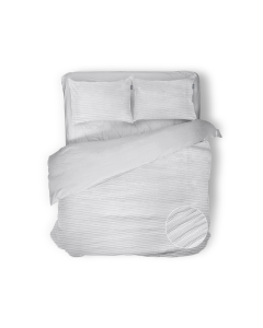 Eleganzzz Dekbedovertrek Micropercal Serenity Flow - pure white