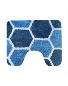 Dutch House Toiletmat Rennes 60x50cm - blauw