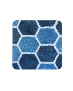 Dutch House Bidetmat Rennes - blue 60x60cm