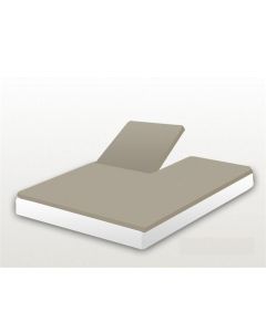 Splittopper Hoeslaken Jersey Lycra Stretch Briljant - stone / taupe