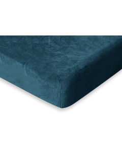 Eleganzzz Hoeslaken Flanel Fleece 35cm Hoekhoogte - steel blue
