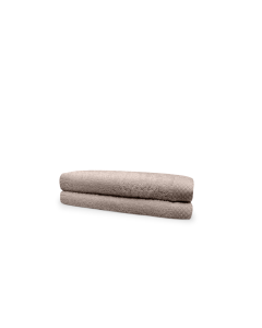 Eleganzzz Badstof Handdoek 100% Katoen 50x100cm - taupe - Set van 2