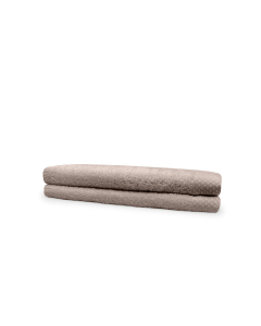 Eleganzzz Badstof Badlaken 100% Katoen 70x140cm - taupe - set van 2