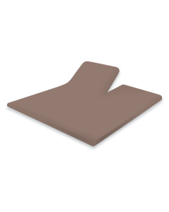 Eleganzzz Splittopper Hoeslaken Perkal Katoen - taupe
