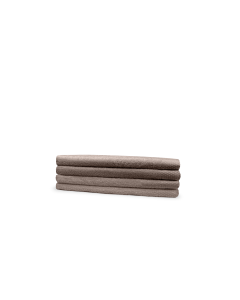 Eleganzzz Badstof Gastendoek 100% Katoen 30x50cm - taupe - set van 4