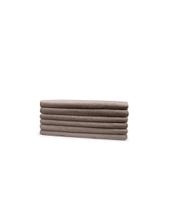Eleganzzz Badstof Gastendoek 100% Katoen 30x50cm - taupe - set van 6