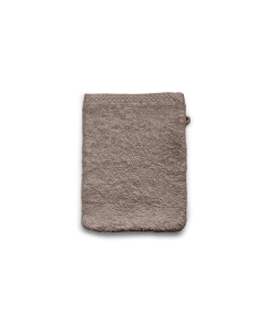 Eleganzzz Badstof Washand 100% Katoen 16x21cm - taupe - set van 6