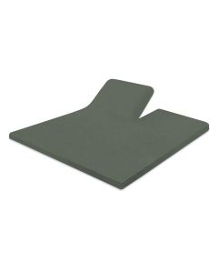 LINNICK Splittopper Hoeslaken Badstof Velours - green
