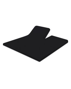 LINNICK Splittopper Hoeslaken Badstof Velours - black
