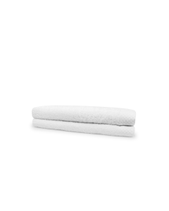 Eleganzzz Badstof Handdoek 100% Katoen 60x110cm - white - Set van 2