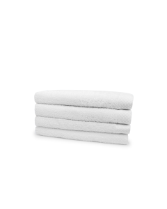 Eleganzzz Badstof Handdoek 100% Katoen 60x110cm - white - set van 4