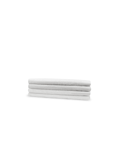 Eleganzzz Badstof Gastendoek 100% Katoen 30x50cm - white - set van 4