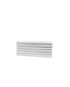 Eleganzzz Badstof Gastendoek 100% Katoen 30x50cm - white - set van 6