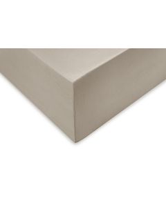 Zo home Satinado Hoeslaken Katoen Satijn 35cm Hoekhoogte - forest sand
