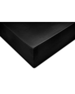 Zo home Satinado Hoeslaken Katoen Satijn 35cm Hoekhoogte - night black