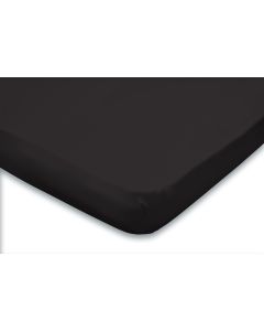 Eleganzzz Topper Hoeslaken Jersey Katoen Stretch - zwart
