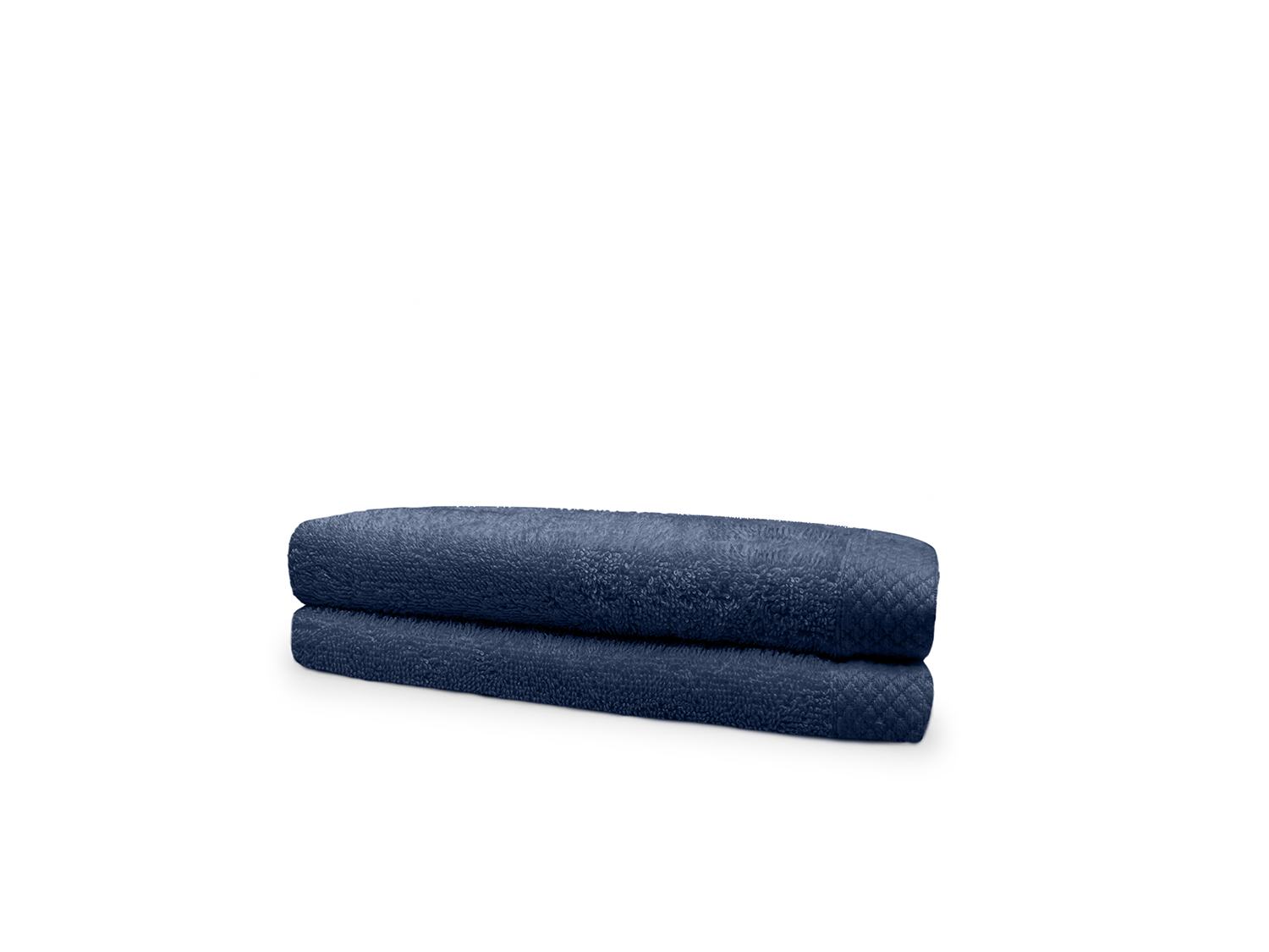 Eleganzzz Badstof Handdoek 100% Katoen 50x100cm - ocean blue - Set van 2