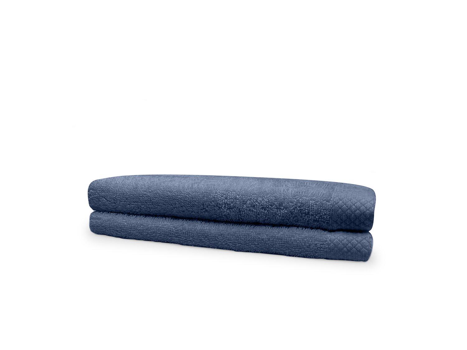 Eleganzzz Badstof Handdoek 100% Katoen 60x110cm - ocean blue - Set van 2