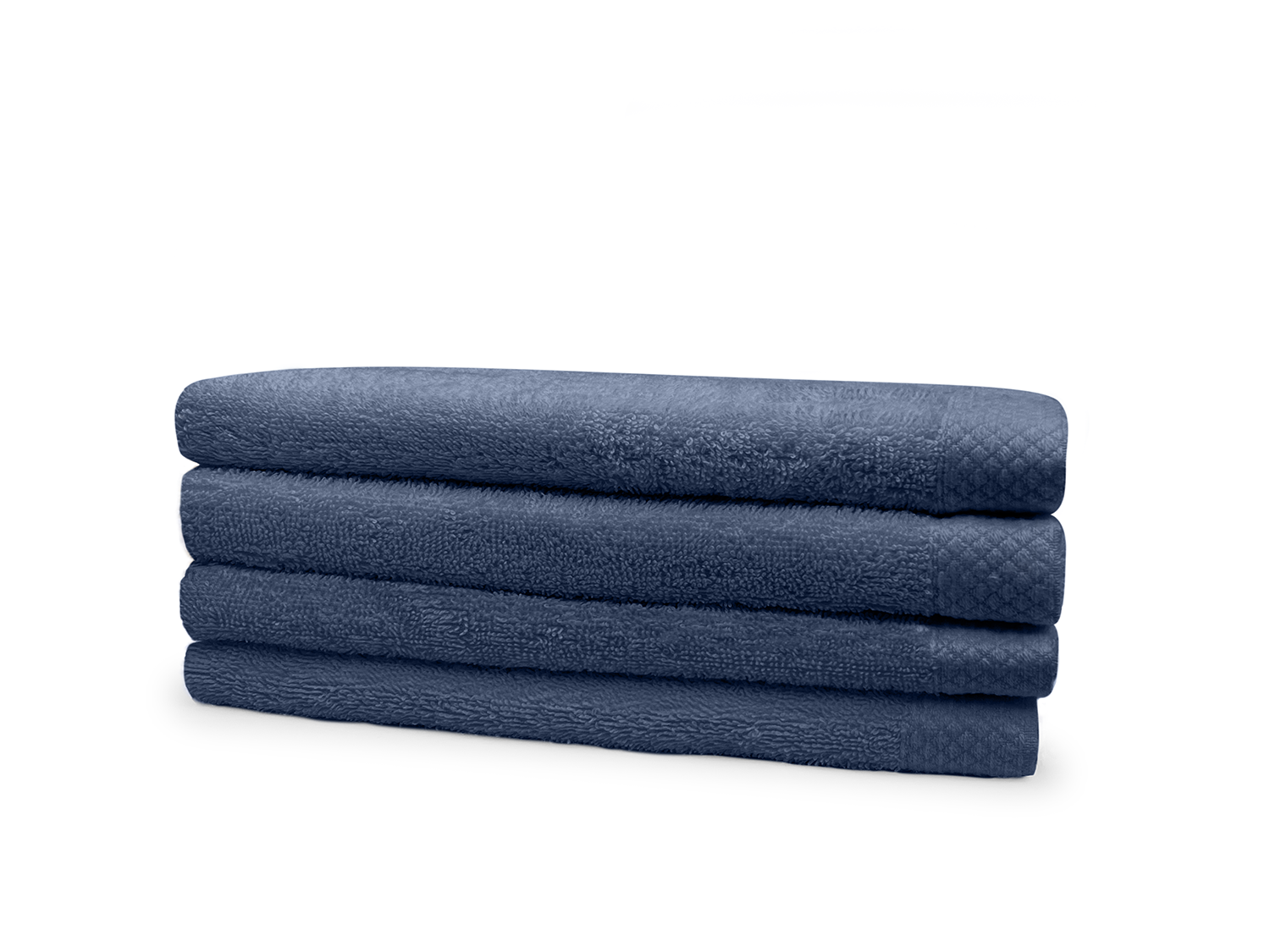 Eleganzzz Badstof Badlaken 100% Katoen 70x140cm - ocean blue - set van 4