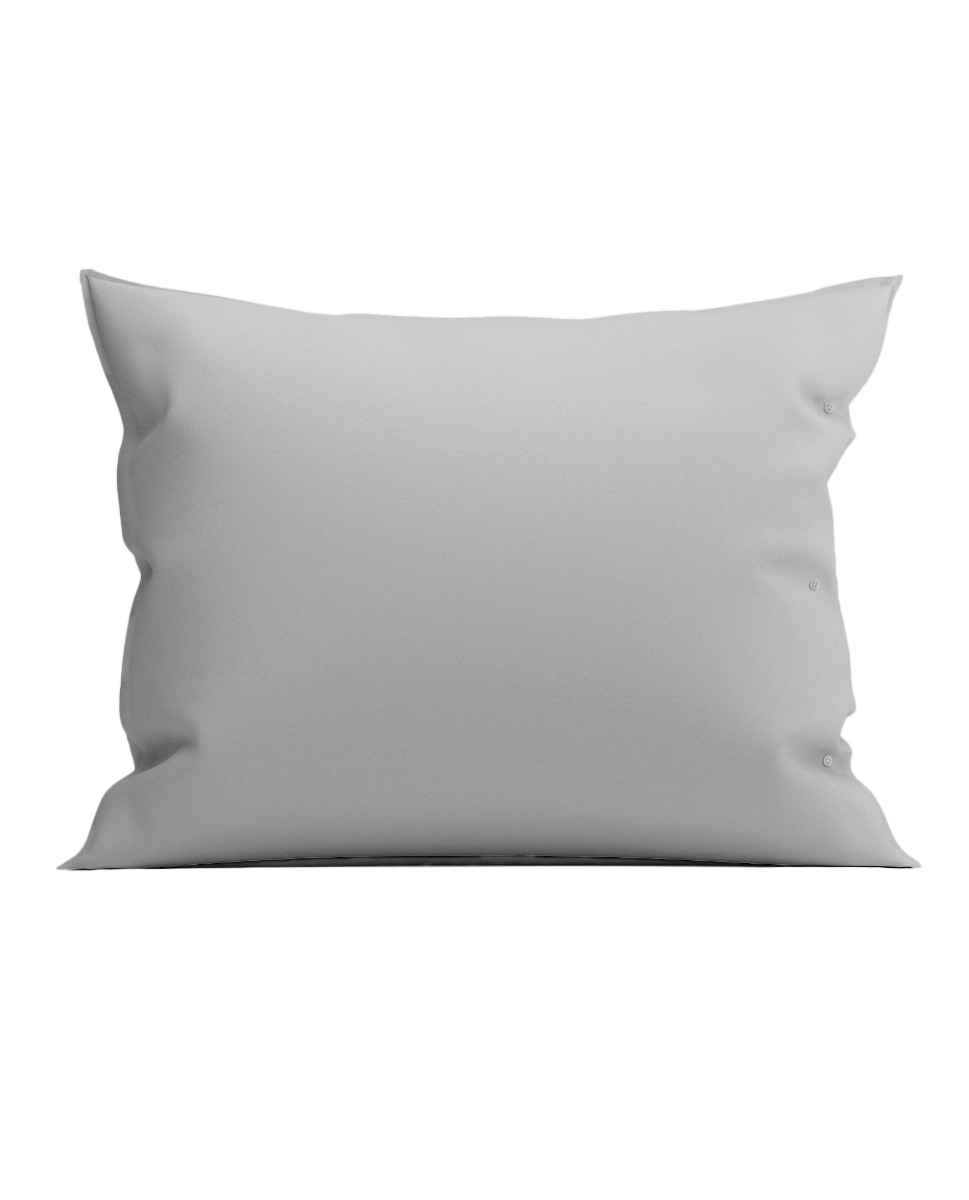 Yellow Suite Mumbai Kussensloop Katoen Perkal - vaporous grey 60x70cm