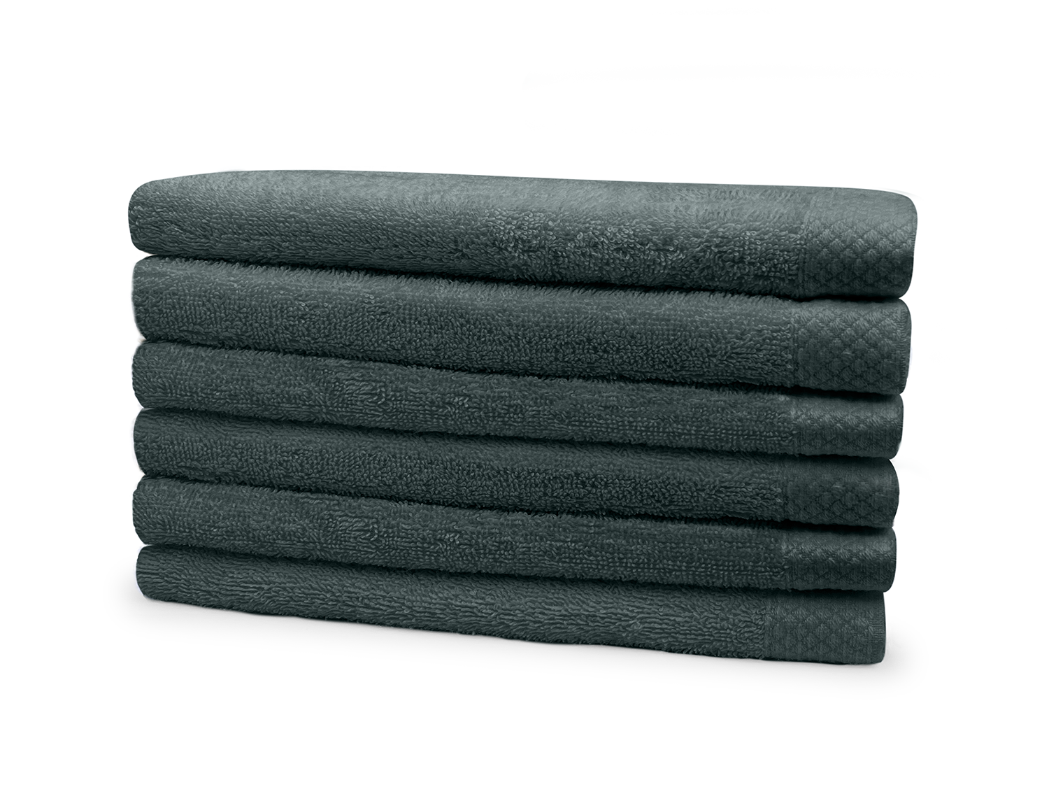 Eleganzzz Badstof Badlaken 100% Katoen 70x140cm - olive green - Set van 6