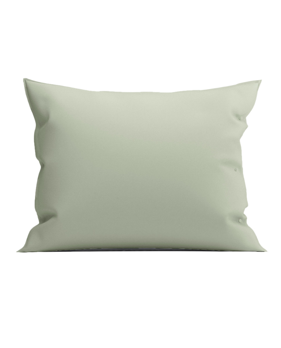 Yellow Suite Mumbai Kussensloop Katoen Perkal - reseda green 60x70cm