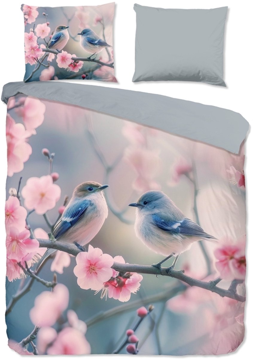 Good Morning Dekbedovertrek Katoen Renforcé Hannu - grey