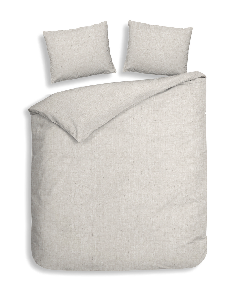 Heckett Lane Dekbedovertrek Flanel Franela - desert sand 240x200/220cm