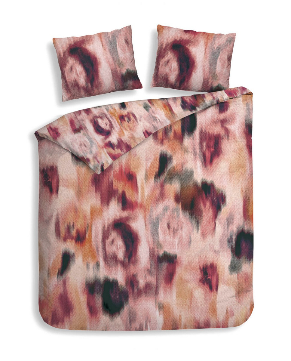 Heckett Lane Dekbedovertrek Katoen Clip-Sheared Jolijnn - red