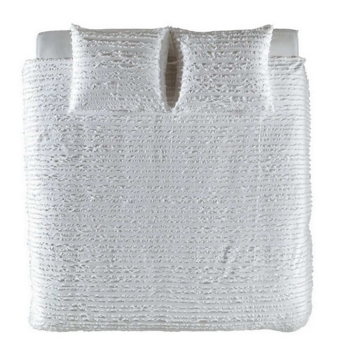 Yellow Dekbedovertrek Katoen Jewel - brilliant white 200x200/220cm