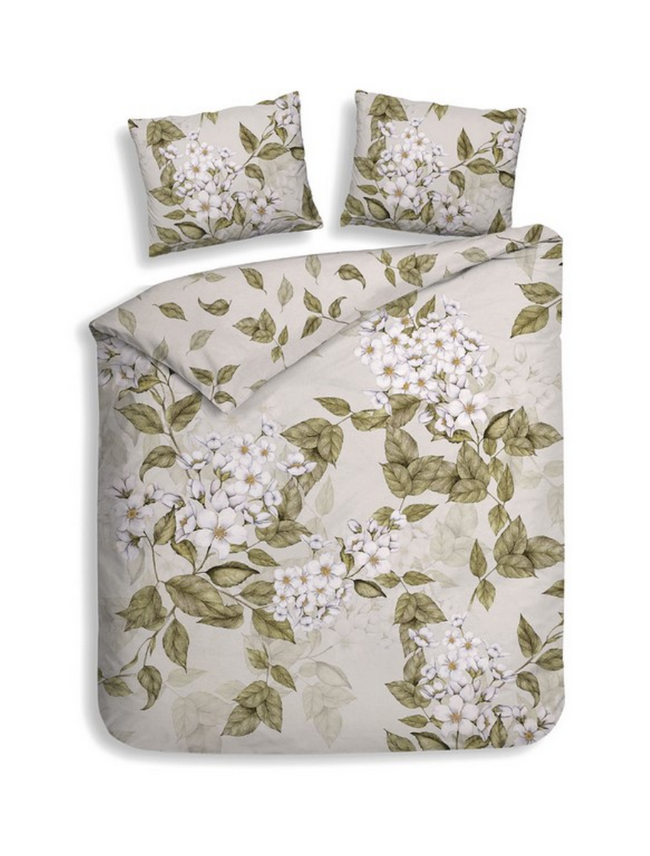 Heckett Lane Dekbedovertrek Katoen Twill Juliette - natural