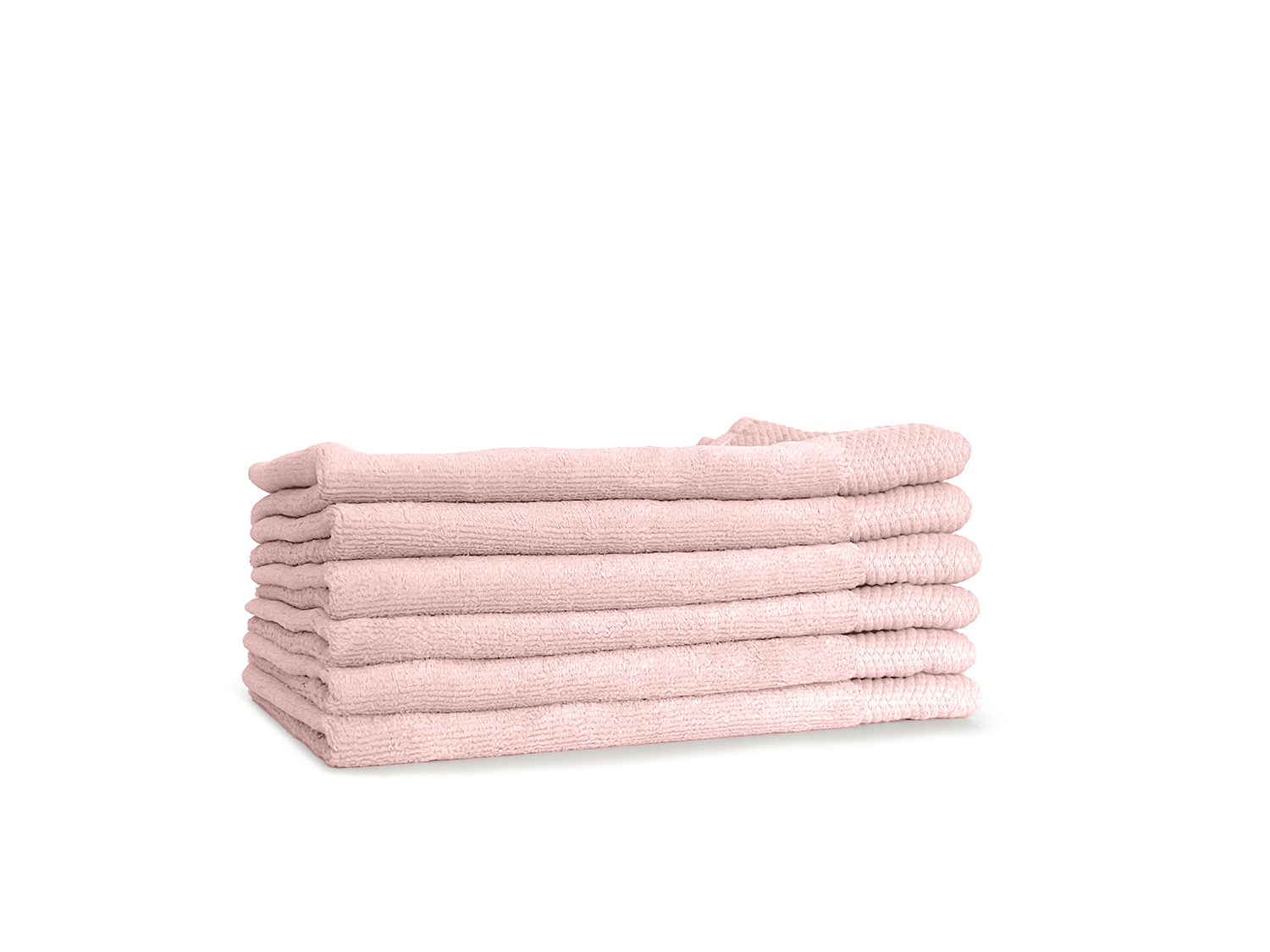 LINNICK Diamond Velours Gastendoek 100% Katoen 30x50cm - light pink - Set van 6 LINNICK Diamond Velours Gastendoek 100% Katoen 30x50cm - light pink - Set van 6